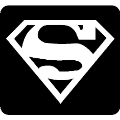 Superman Pumpkin Carving Pattern